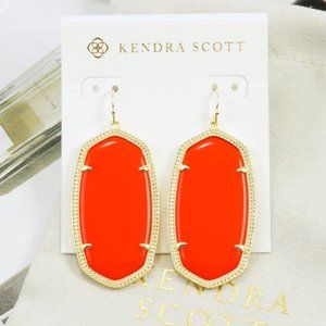 Kendra Scott Danielle Earrings in Red